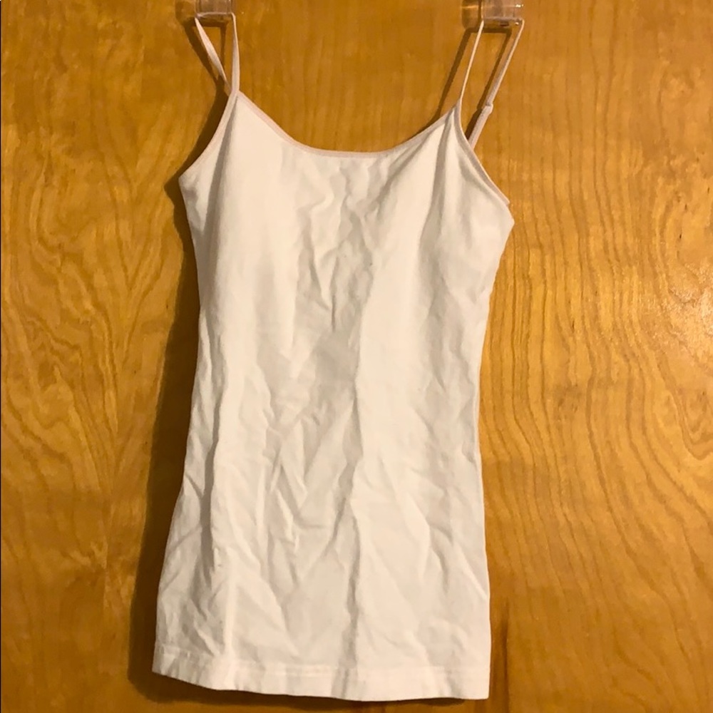 white tank top
